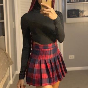 Plaid Tennis Skirt